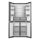 Haier HCR58S18DNMM 60/40 Freestanding Total No Frost American Style Fridge Freezer Inox