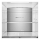 Haier HCR58S18DNMM 60/40 Freestanding Total No Frost American Style Fridge Freezer Inox