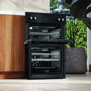Hotpoint HDME6VDC2AB 60cm Double Oven Electric Cooker with Ceramic Hob Black