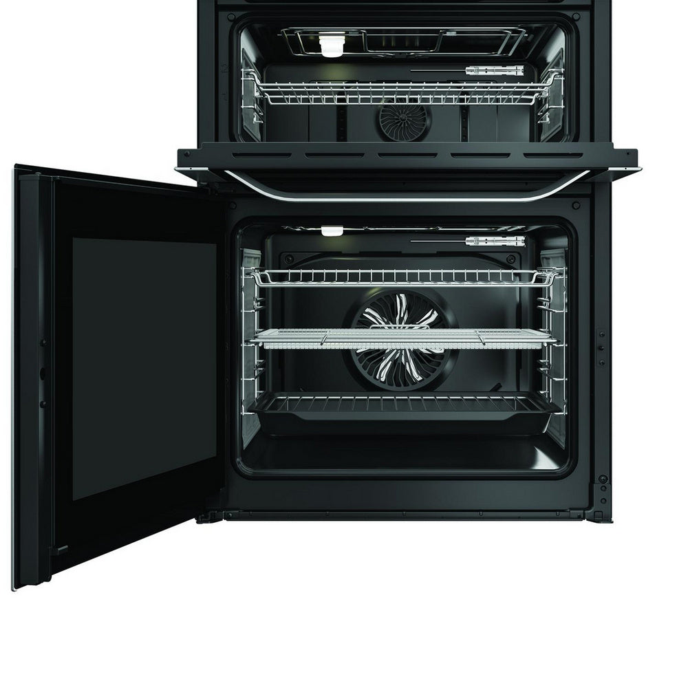 Hotpoint HDME6VDC2AX 60cm Double Oven Electric Cooker with Ceramic Hob Stainless Steel