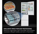 Haier HTR3518ENMWK 3D Series-3 60/40 Freestanding Total No Frost Fridge Freezer White