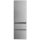 Haier HTR3618DNMM 60/40 Freestanding Total No Frost Fridge Freezer Inox