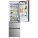 Haier HTR3618DNMM 60/40 Freestanding Total No Frost Fridge Freezer Inox