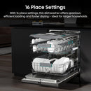 Hisense Hi6 HV16AUK Full-Size Fully Integrated Dishwasher 16 Place Settings