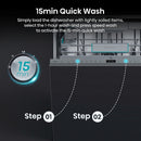 Hisense Hi6 HV16AUK Full-Size Fully Integrated Dishwasher 16 Place Settings