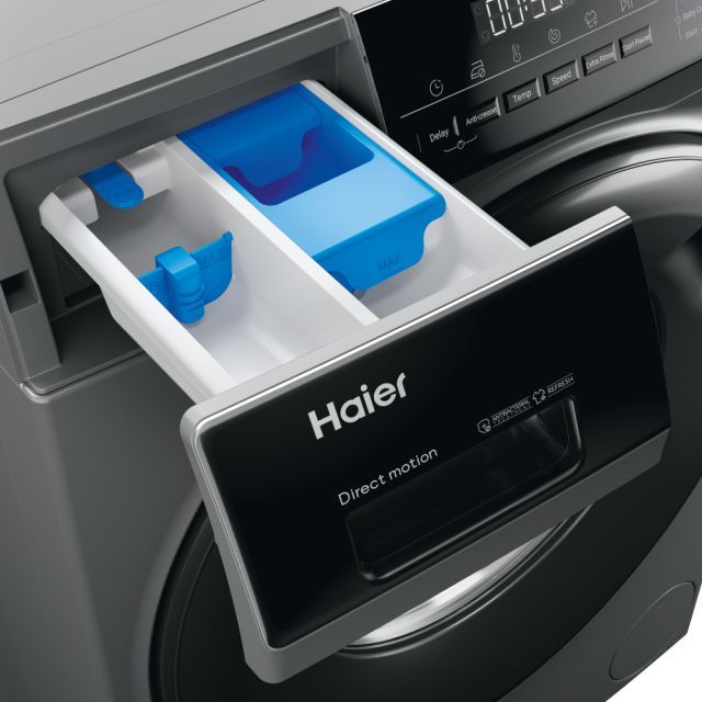 Haier HW100-B14939S8 10kg 1400 Spin Washing Machine Graphite