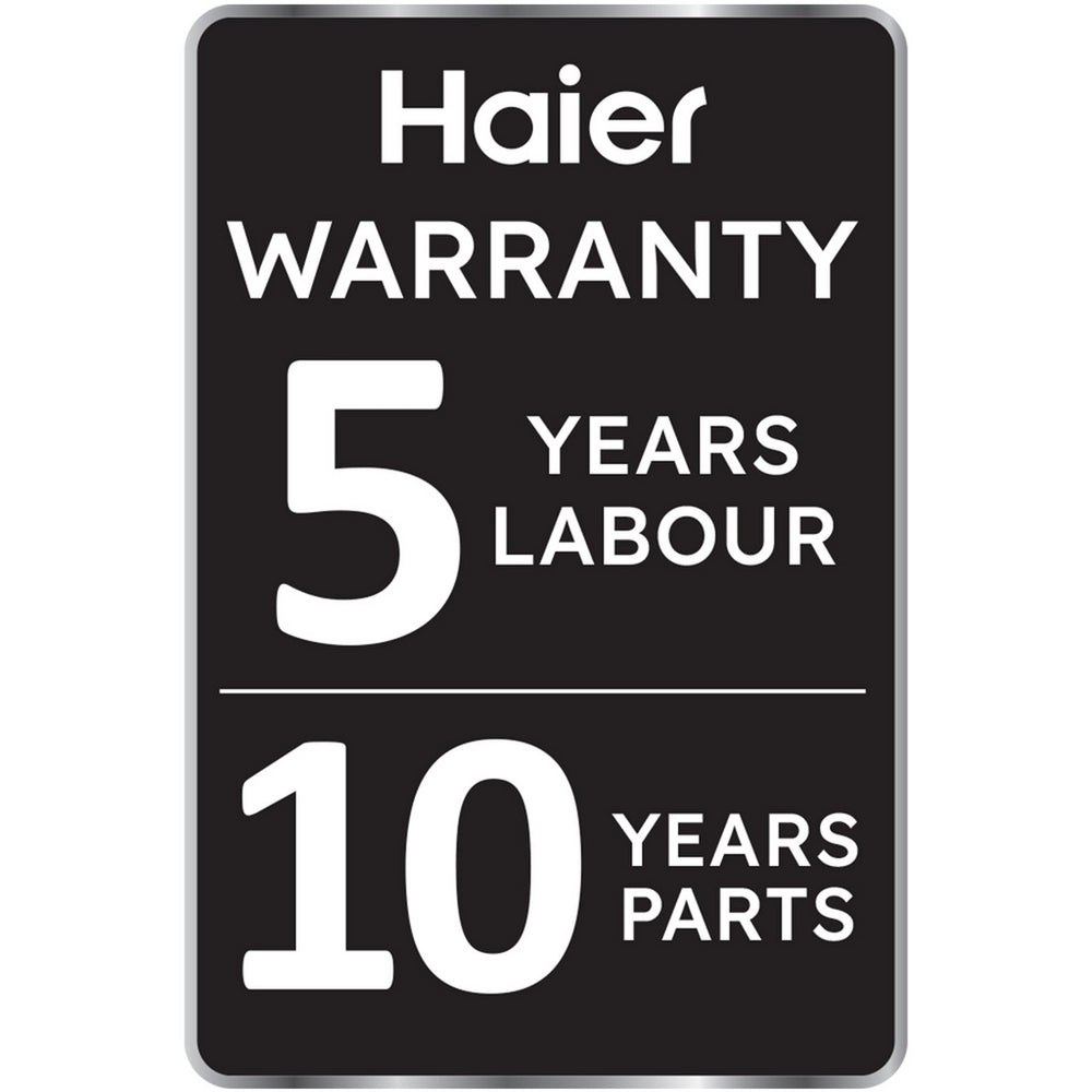 Haier X5 Plus HW90BP14357AETUK 9kg 1400 Spin Freestanding Washing Machine White - A Rated