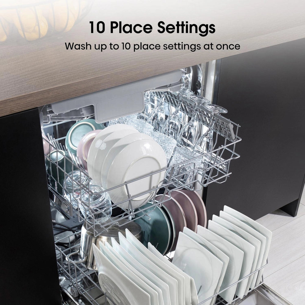 Hisense HS523E15BUK Slimline Freestanding Dishwasher 10 Place Settings Black - E Rated