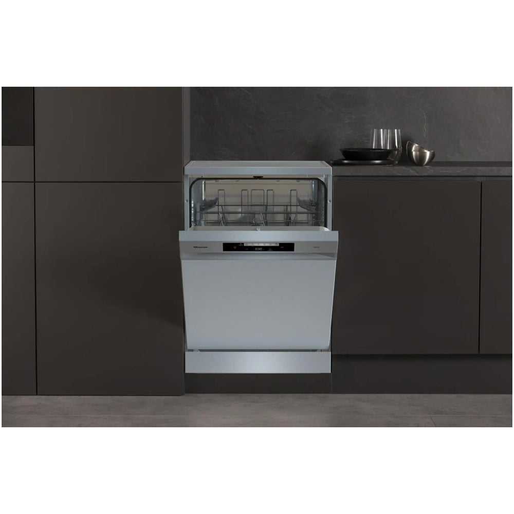 Hisense HS642D90XUK Full-Size Freestanding Dishwasher 14 Place Settings - Stainless Steel
