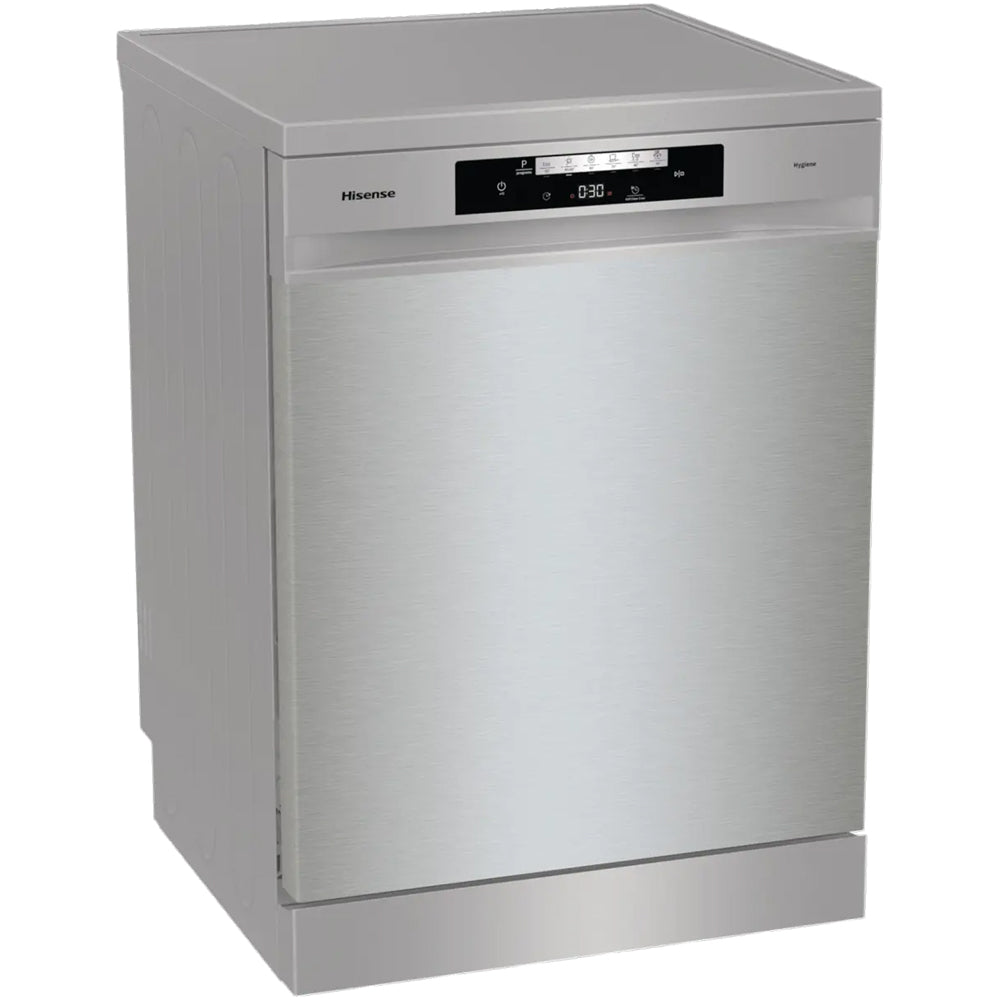 Hisense HS642D90XUK Full-Size Freestanding Dishwasher 14 Place Settings - Stainless Steel