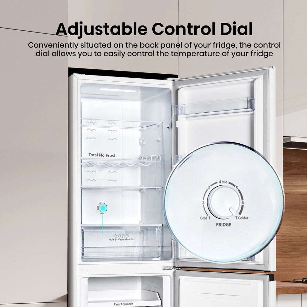 Hisense RB327N4WWE 50/50 Total No Frost Fridge Freezer White - E Rated