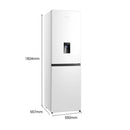 Hisense RB327N4WWE 50/50 Total No Frost Fridge Freezer White - E Rated