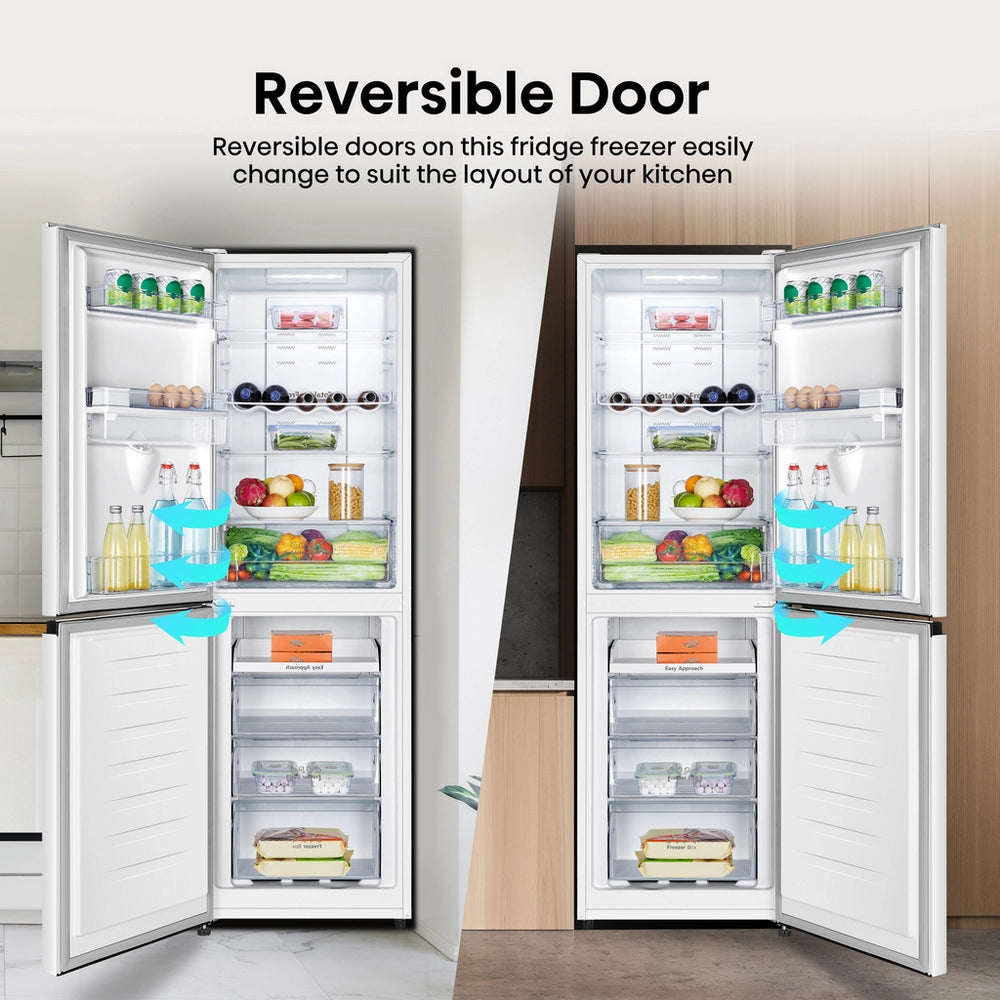 Hisense RB327N4WWE 50/50 Total No Frost Fridge Freezer White - E Rated
