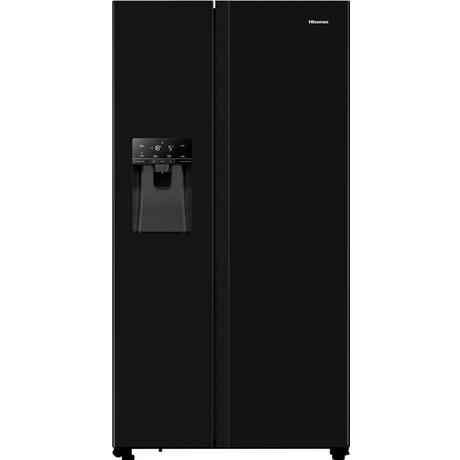 Hisense RS694N4TBE American Style Fridge Freezer Black