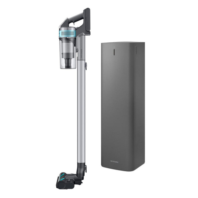 Samsung Jet 75 Complete Cordless Stick Vacuum Cleaner With Clean Station - Teal Silver VS20T7536T5KIT