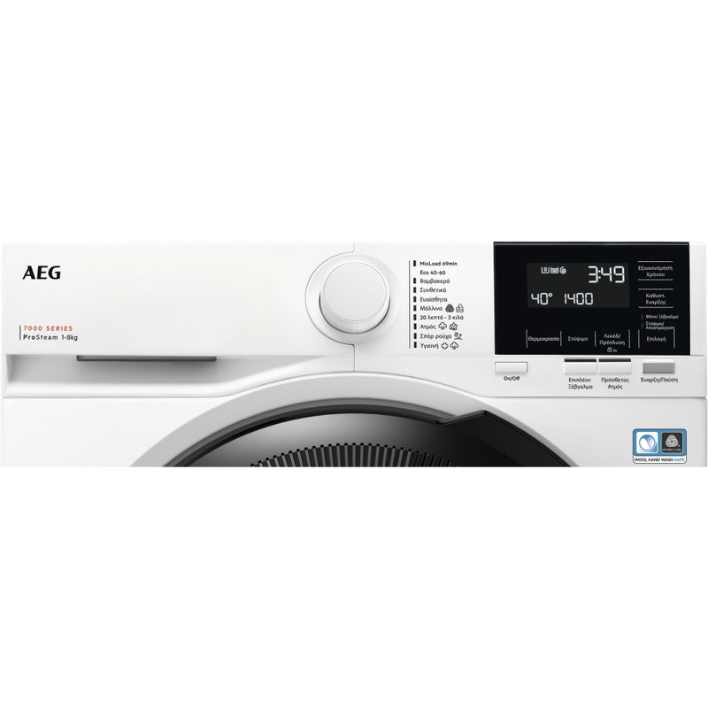 AEG LFR71844B Series 7000 ProSteam 8Kg 1400 Spin Washing Machine White