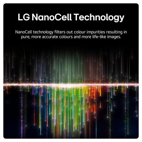 LG 50NANO81T6A NANO81 50 Inch LED NanoCell 4K UHD HDR Smart TV 2024