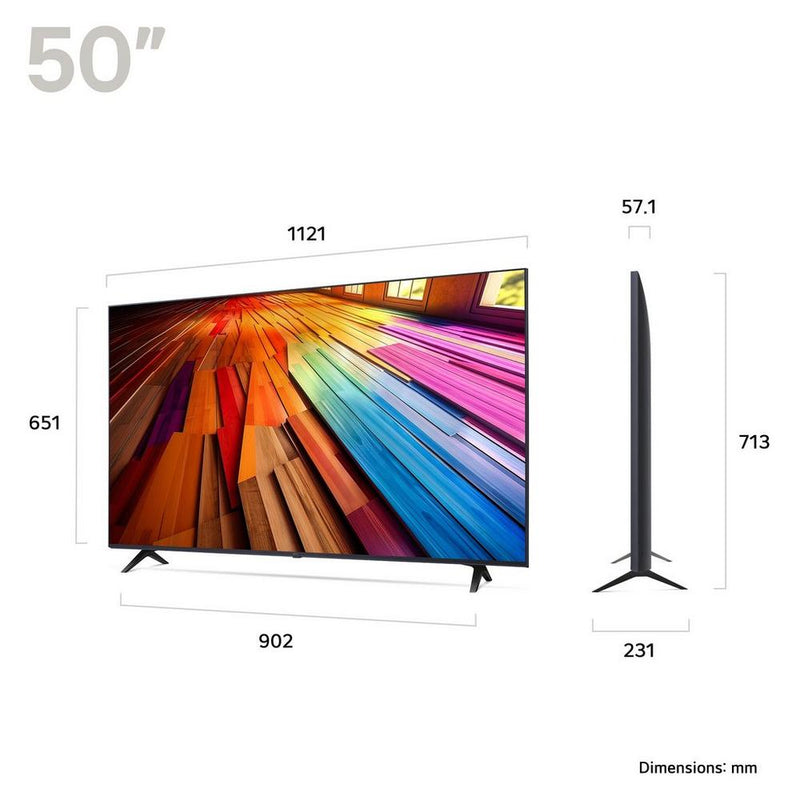 LG 50UT80006LA 50 Inch UT8  4K UHD LED Smart TV 2024