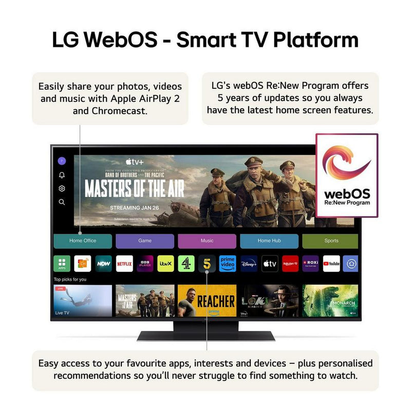 LG 50UT91006LA 50 Inch UT9 4K LED Smart TV 2024