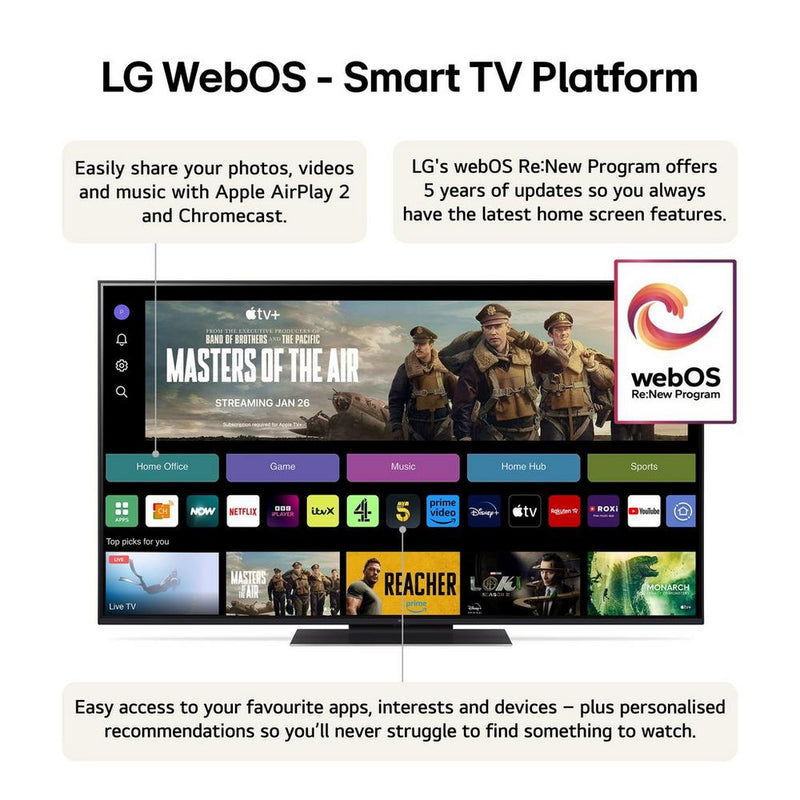 LG 55UT91006LA 55 Inch UT9 4K LED Smart TV 2024