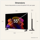 LG OLED55B6ELC 55 Inch OLED AI B6 4K Ultra HD HDR Smart TV 2026