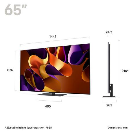 LG OLED65G46LS 65 Inch evo G4 OLED 4K UHD HDR Smart TV 2024