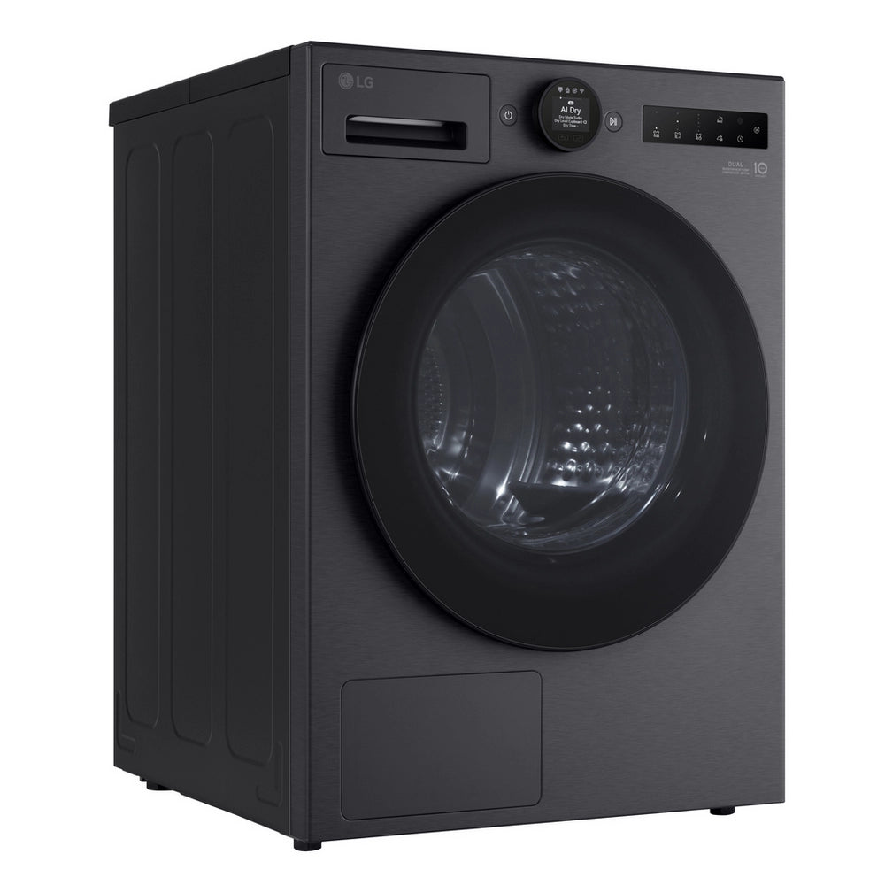 LG RHX7010TBB AI Dry 10kg Dual Inverter Heat Pump Tumble Dryer Black
