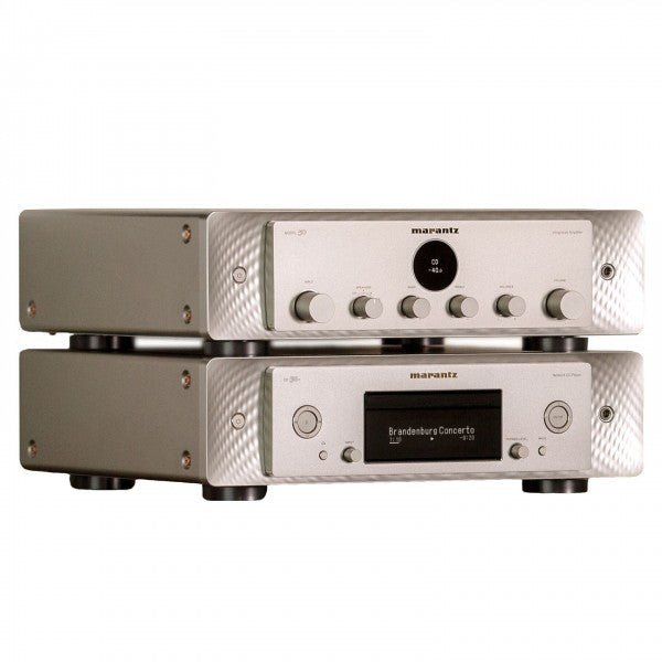 Marantz Model 50 Amplifier & CD 50n CD Player Hi-Fi Package Silver Gold