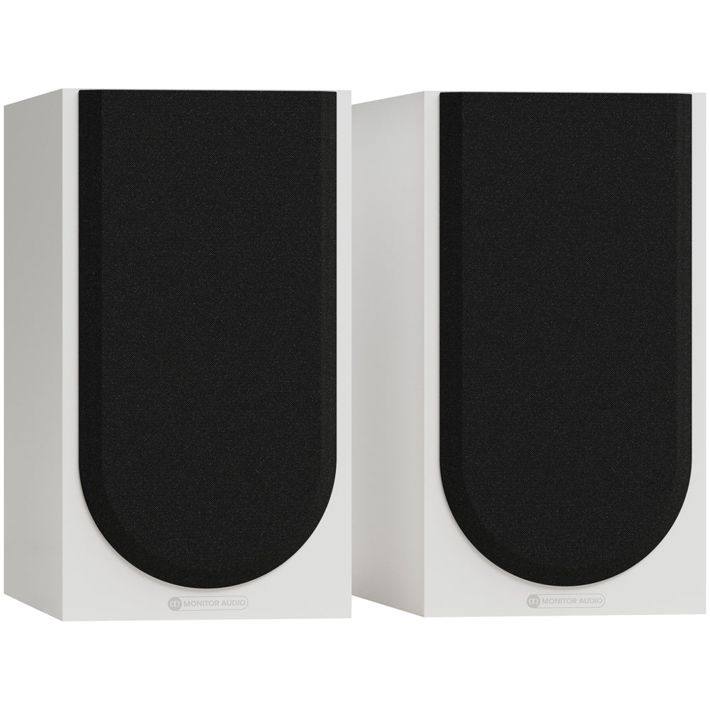 Monitor Audio Silver 50 8G Two-Way Bookshelf Speakers Pair Satin White White