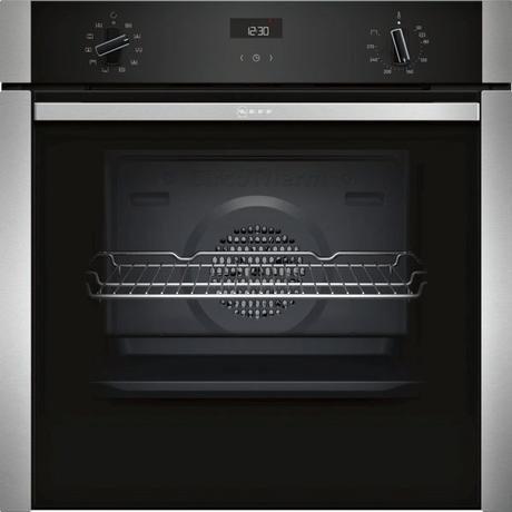 Neff B3ACE4HN0B Slide and Hide Built In Electric Single Oven Stainless Steel Open Box Clearance 5162400096