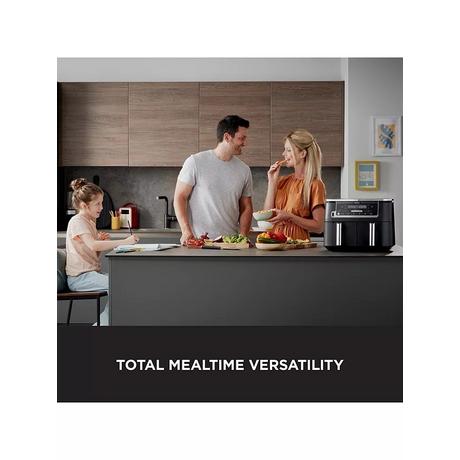 Ninja Foodi MAX Dual Zone Air Fryer with Smart Cook System AF451UK 9.5L Black