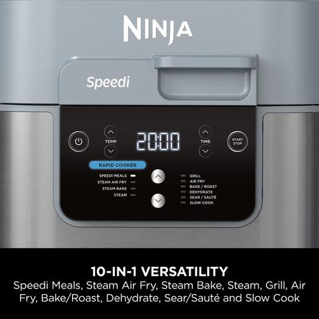 Ninja Speedi 10-in-1 Rapid Cooker and Air Fryer ON400UK - Grey Open Box Clearance