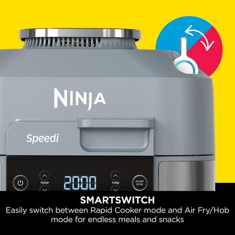 Ninja Speedi 10-in-1 Rapid Cooker and Air Fryer ON400UK - Grey Open Box Clearance