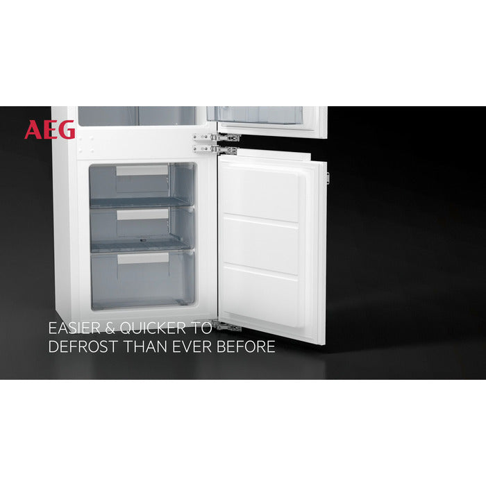 AEG Series 6000 NSC6L185ES AI CoolAssist Low Frost Built In Fridge Freezer