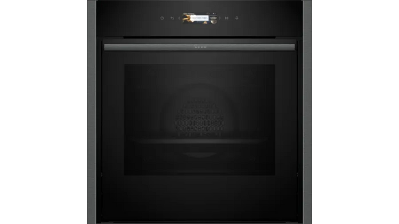 Neff B54CR71G0B N70 Slide and Hide Built-In Electric Single Oven Graphite Grey