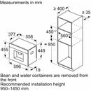 Neff CL4TT11G0 N90 Built In Compact Coffee Machine Graphite