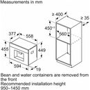 Neff CL4TT11G0 N90 Built In Compact Coffee Machine Graphite