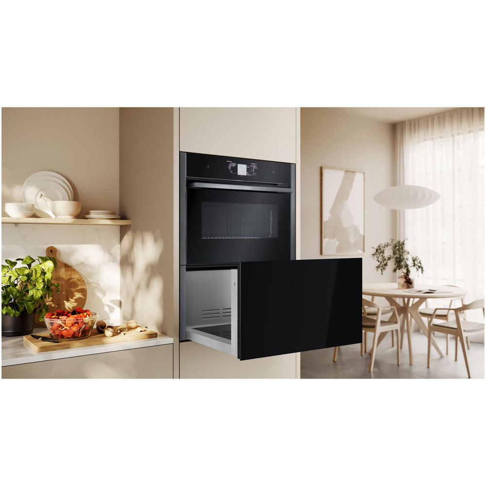 Neff N34HA11G1B 29cm Built in Warming Drawer Black Graphite