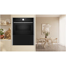 Neff N34HA11N1B 29cm Built in Warming Drawer Black Silver Stainless Steel