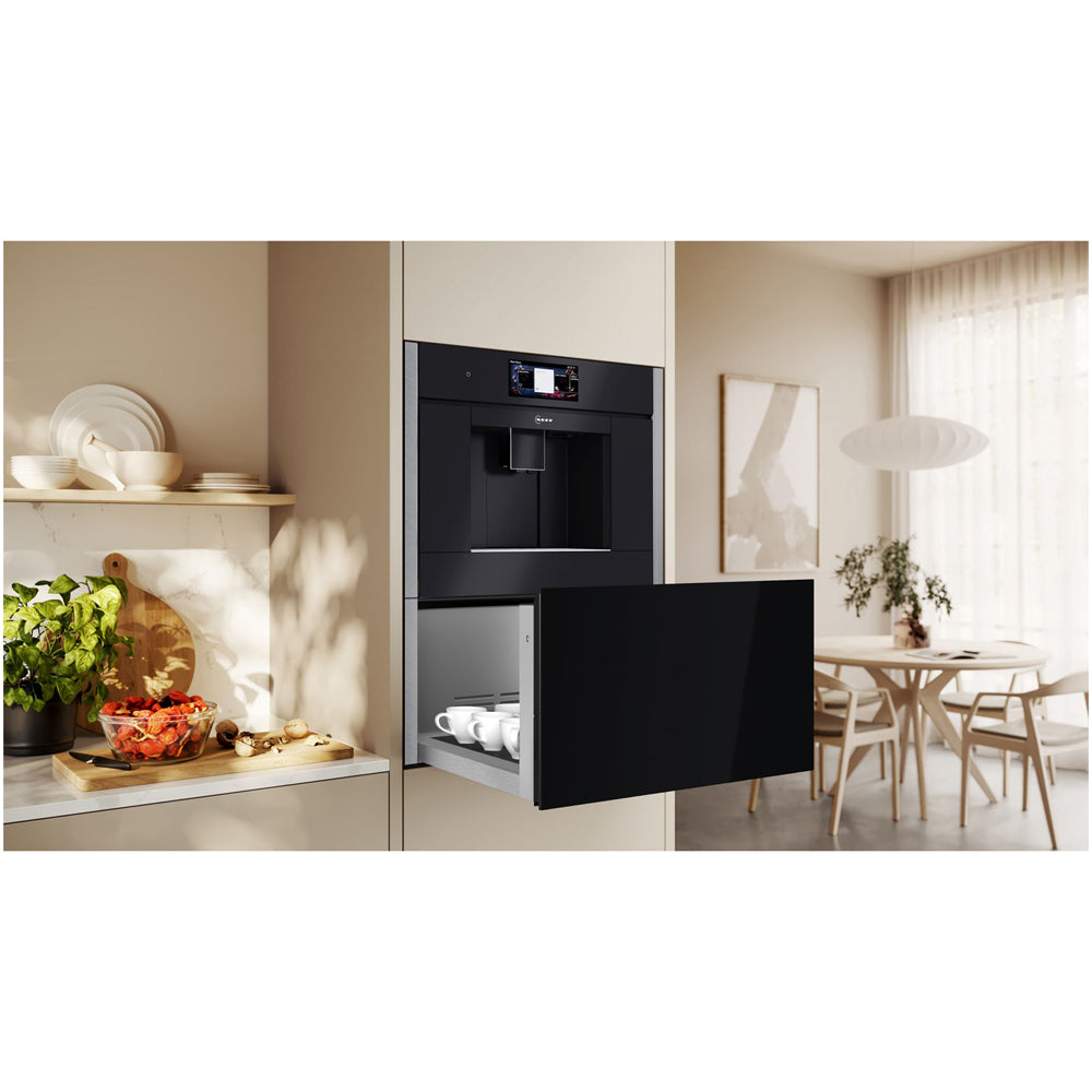 Neff N34HA11N1B 29cm Built in Warming Drawer Black Silver Stainless Steel