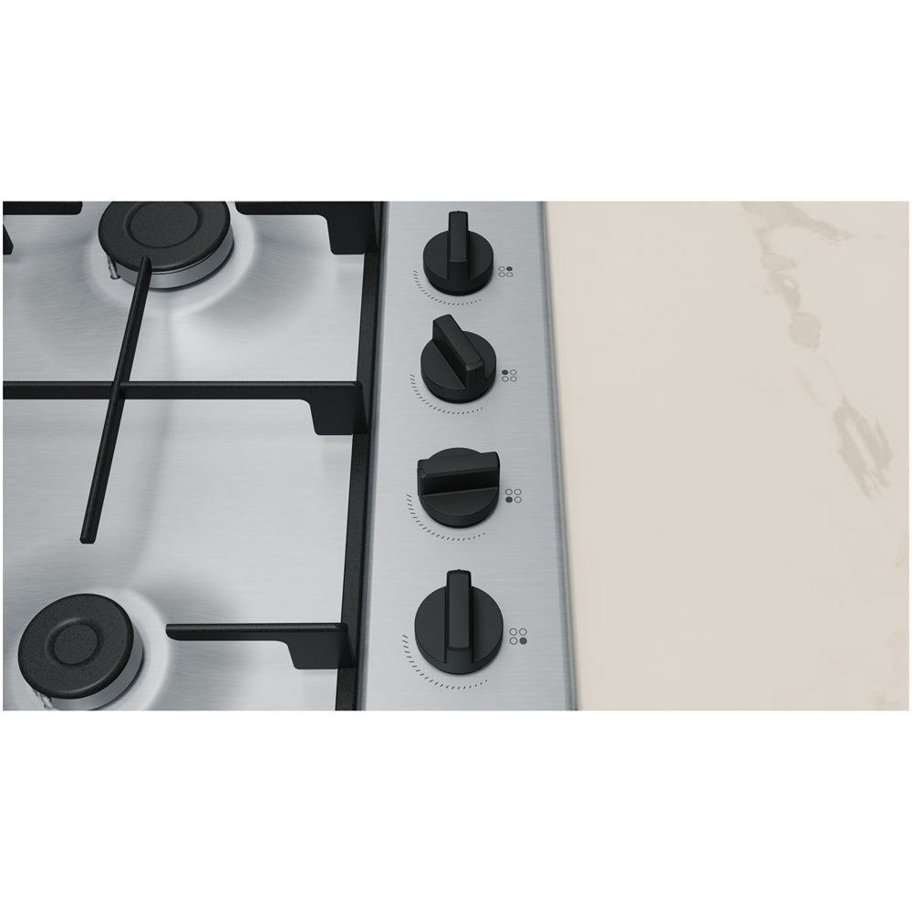 Neff T26BKP6N0 N30 60cm Stainless Steel Gas Hob
