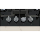 Neff T26NKP4S0 N50 60cm Tempered Black Glass Gas Hob