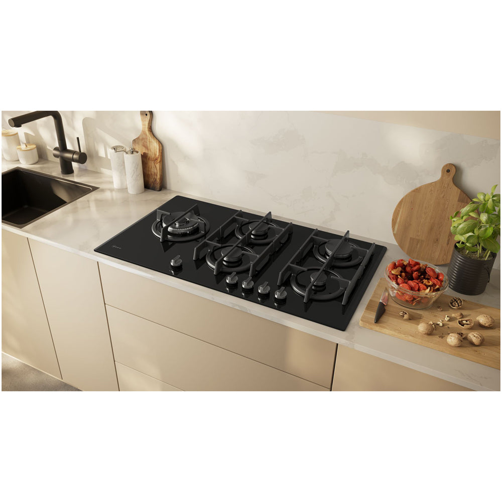 Neff T29RHS4S0 N90 Flame Select 90cm Gas on Glass Hob