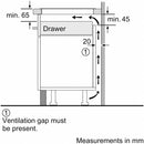 Neff T69FHV4L0 N70 90cm Flex Induction Hob with Twist Touch Control