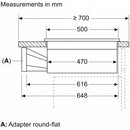 Neff V56NBS1L0 60cm Induction Hob with Integrated Ventilation System