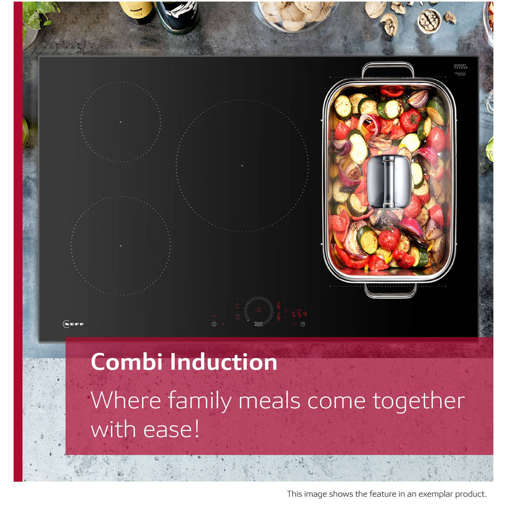 Neff V58PHQ4C0 N70 80cm Induction Hob with Built in Ventilation System