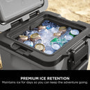 Ninja FB230UKGY FrostVault 30QT 28L Wheeled Cooler with Dry Zone Slate Grey