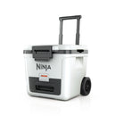 Ninja FB230UKWH FrostVault 30QT 28L Wheeled Cooler with Dry Zone Cloud White