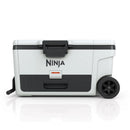 Ninja FB265EUUKWH FrostVault 65QT 61L Wheeled Cooler with Dry Zone Cloud White