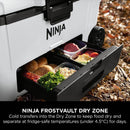 Ninja FB265EUUKWH FrostVault 65QT 61L Wheeled Cooler with Dry Zone Cloud White